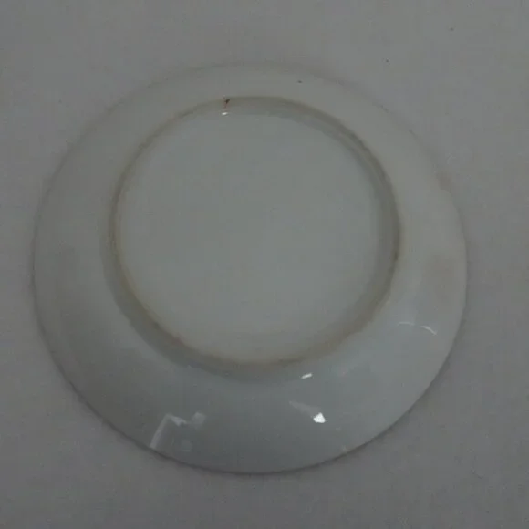 Noritake Orange Lusterware Mayo Condiment Footed Bowl Underplate Peasant Bird - Picture 5 of 11